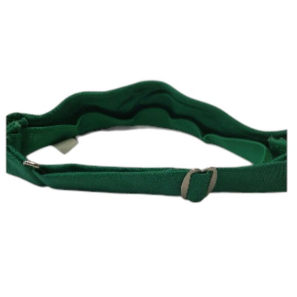 Vintage Masters Golf Green Visor Union Made In USA Adjustable Strap Buckle - Picture 6 of 11